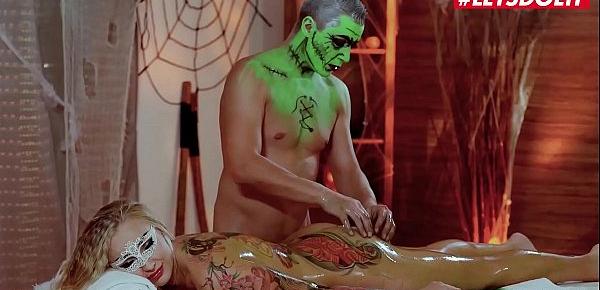  LETSDOEIT - Kayla Green Steve Q - Halloween Massage Delight With A Sexy Hungarian MILF